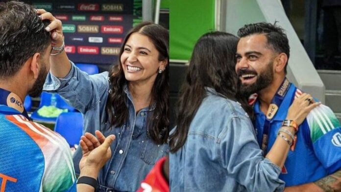 Virat Kohli ने मैच जीतकर की अनुष्का को किस, शादी की अंगूठी से जताई अपने प्यार की गहराई